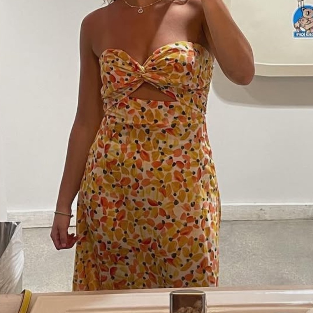 Hello Molly Sunset Floral Dress